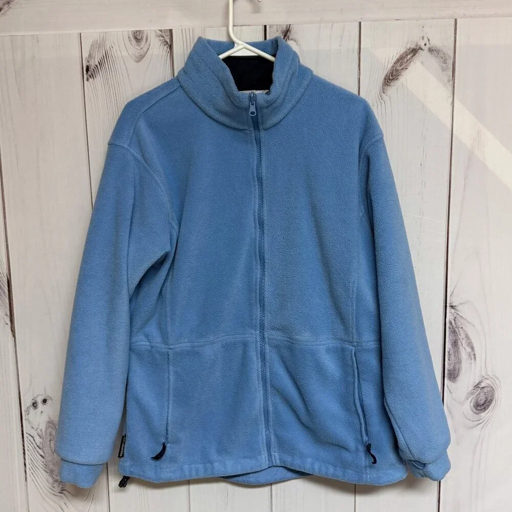 Columbia Interchange 3-in-1 Jacket Women’s Large Powder Blue EUC‎